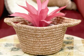 Knit Craft Basket (small)